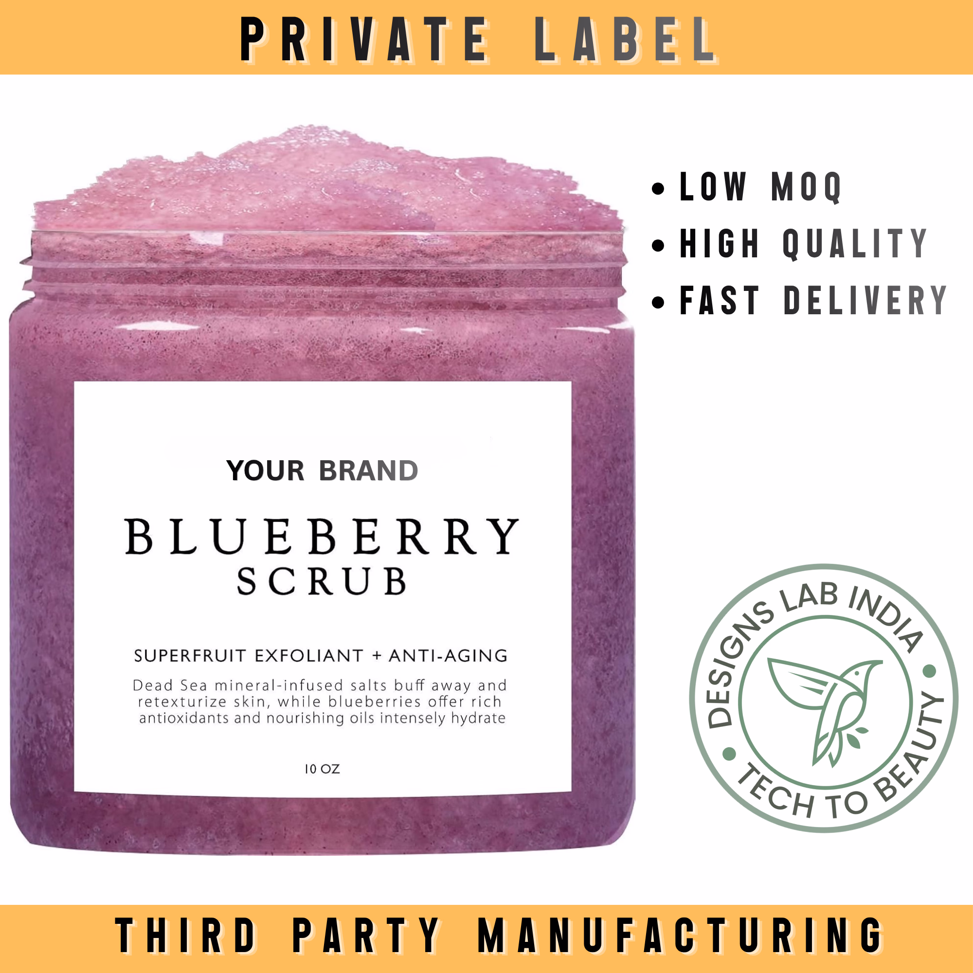 Blueberry Face & Body Scrub